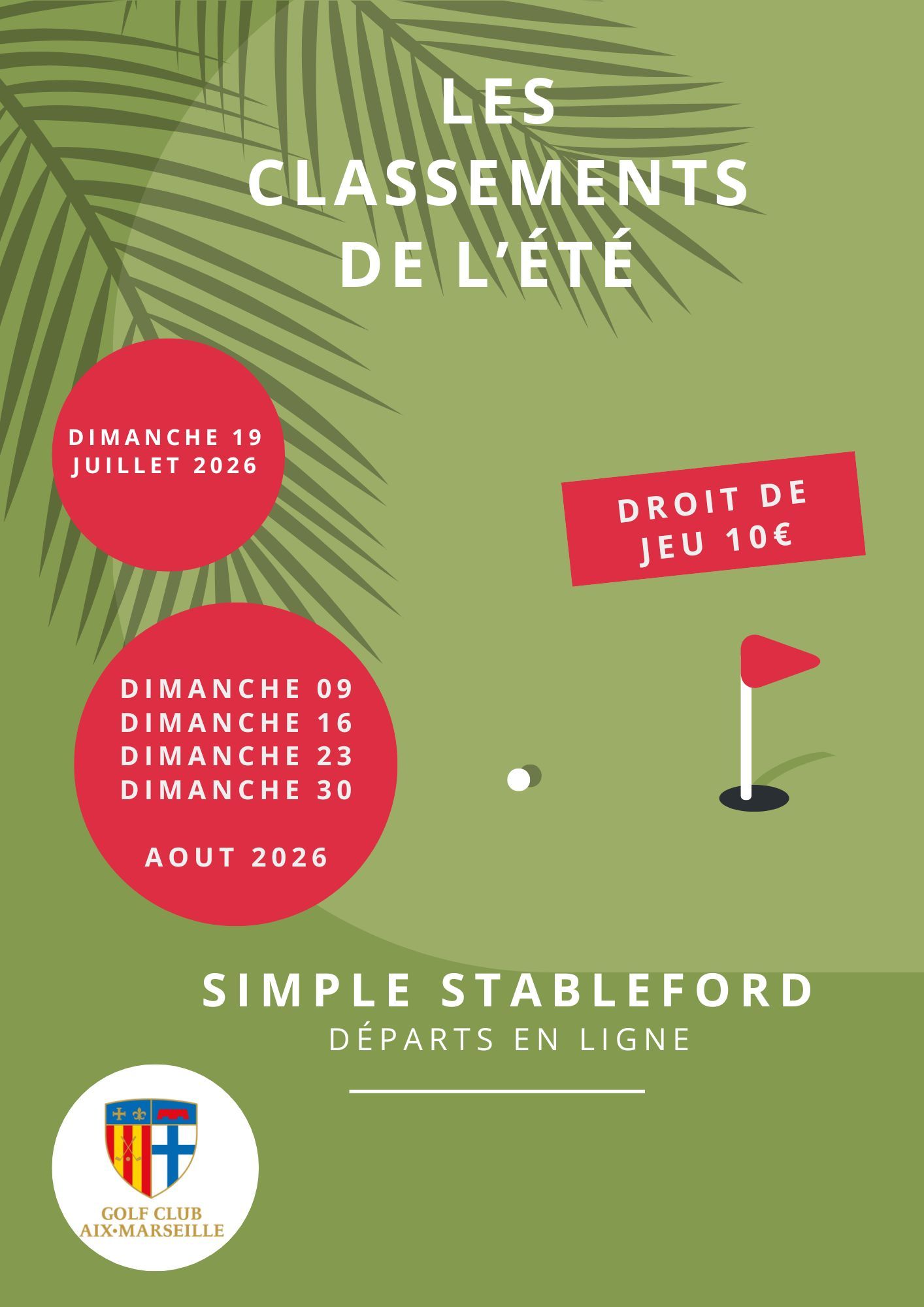 Classements de l'été